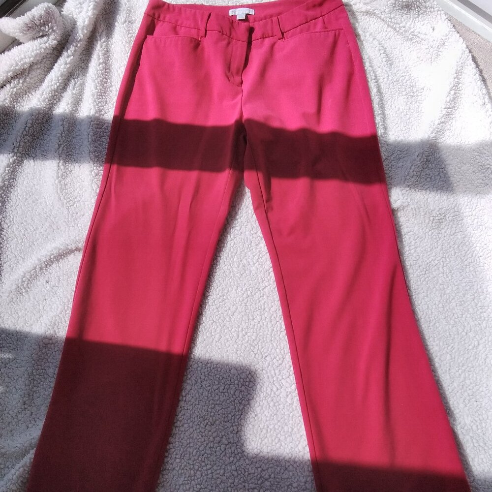 Red "Stretch" Dress Pants